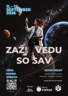Plagát_Zaži vedu so SAV v Poprade