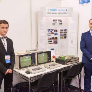 festival vedy a techniky 2018, galeria Amavet, fotografie Amavet, tyzden vedy a techniky, RETROBITY - práca s 8-bitovými počítačmi po vzniku nášho klubu, Matúš Hoffej a Michal Vojtek