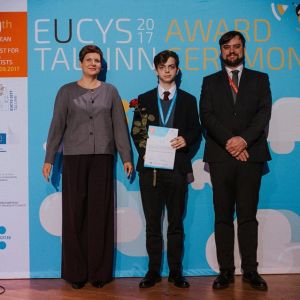 EU Contest for Young Scientists, Estónsko Špeciálna cena od Institute Laue-Langevin v kategórií – Fyzika a Astronómia Dynamika magnetického správania v magneticky mäkkých zliatinách odlišnej štruktúry Miroslav Kurka, Gymnázium Trebišovská 12, Košice, EUCYS, galeria amavet, fotografie amavet